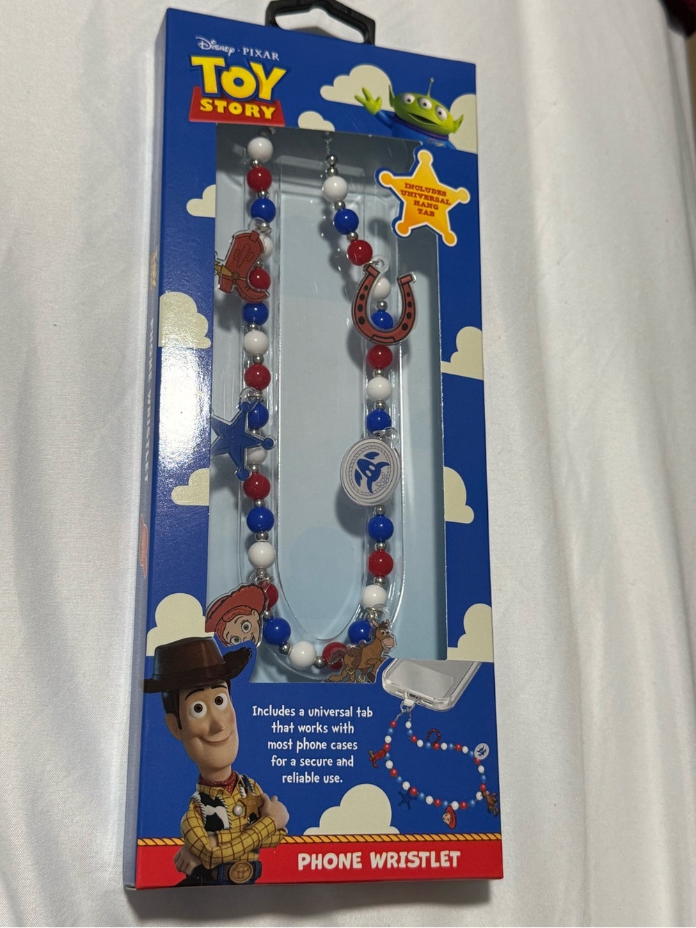 Toy Story Disney Red White Blue Phone Wristlet
